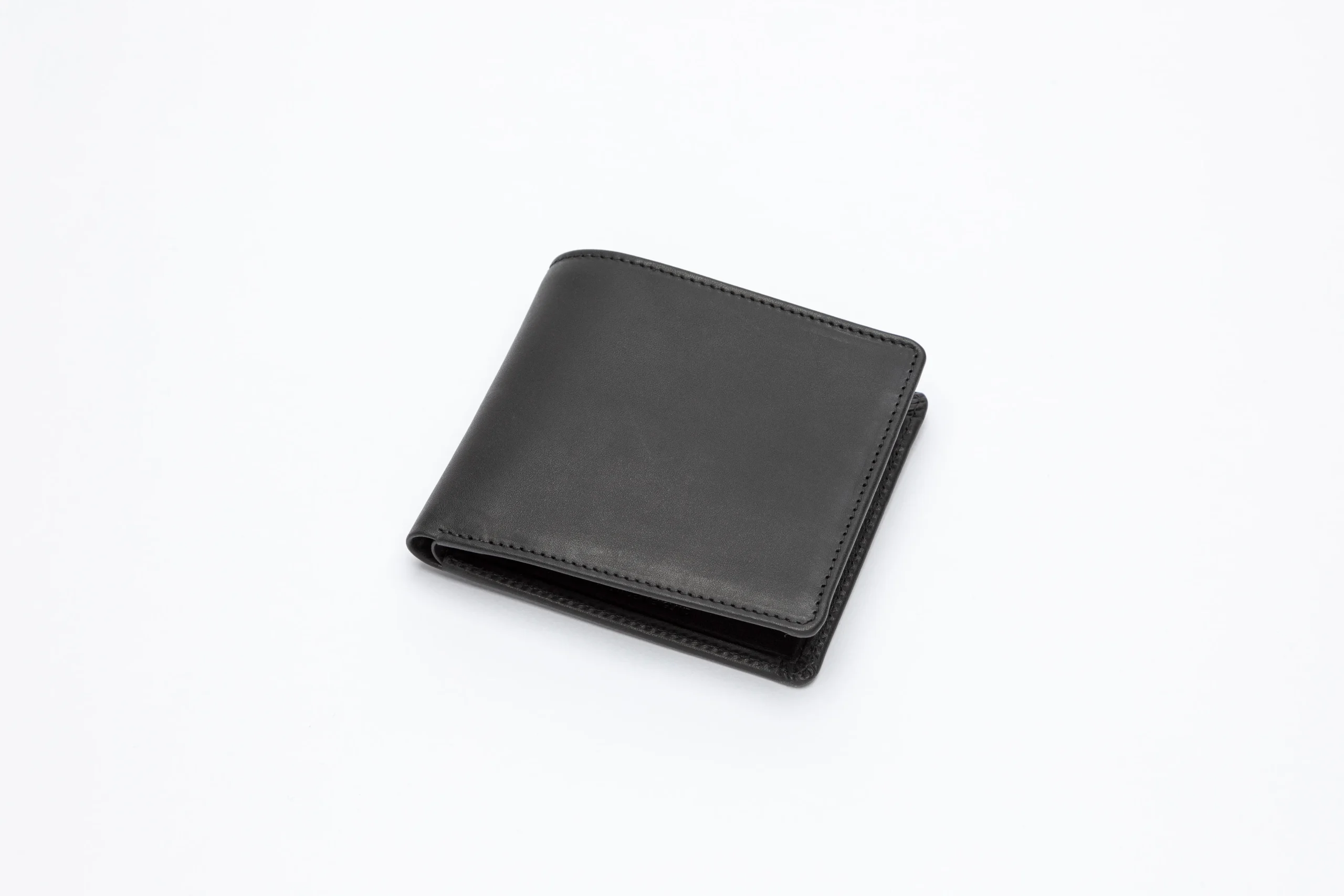 The Regent Bi-Fold Leather Wallet in Badalassi - Nofin Nero - Beorma ...