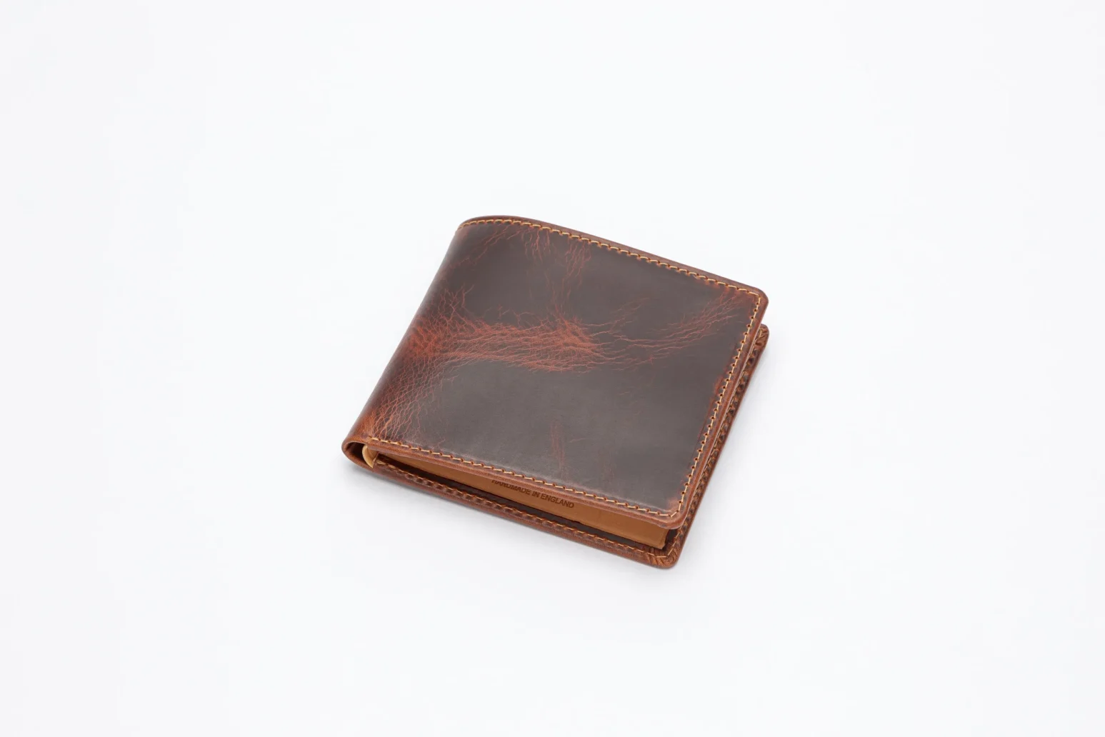 The Regent Bi-Fold Wallet in Badalassi - Wax/Nofin Cognac/Bone