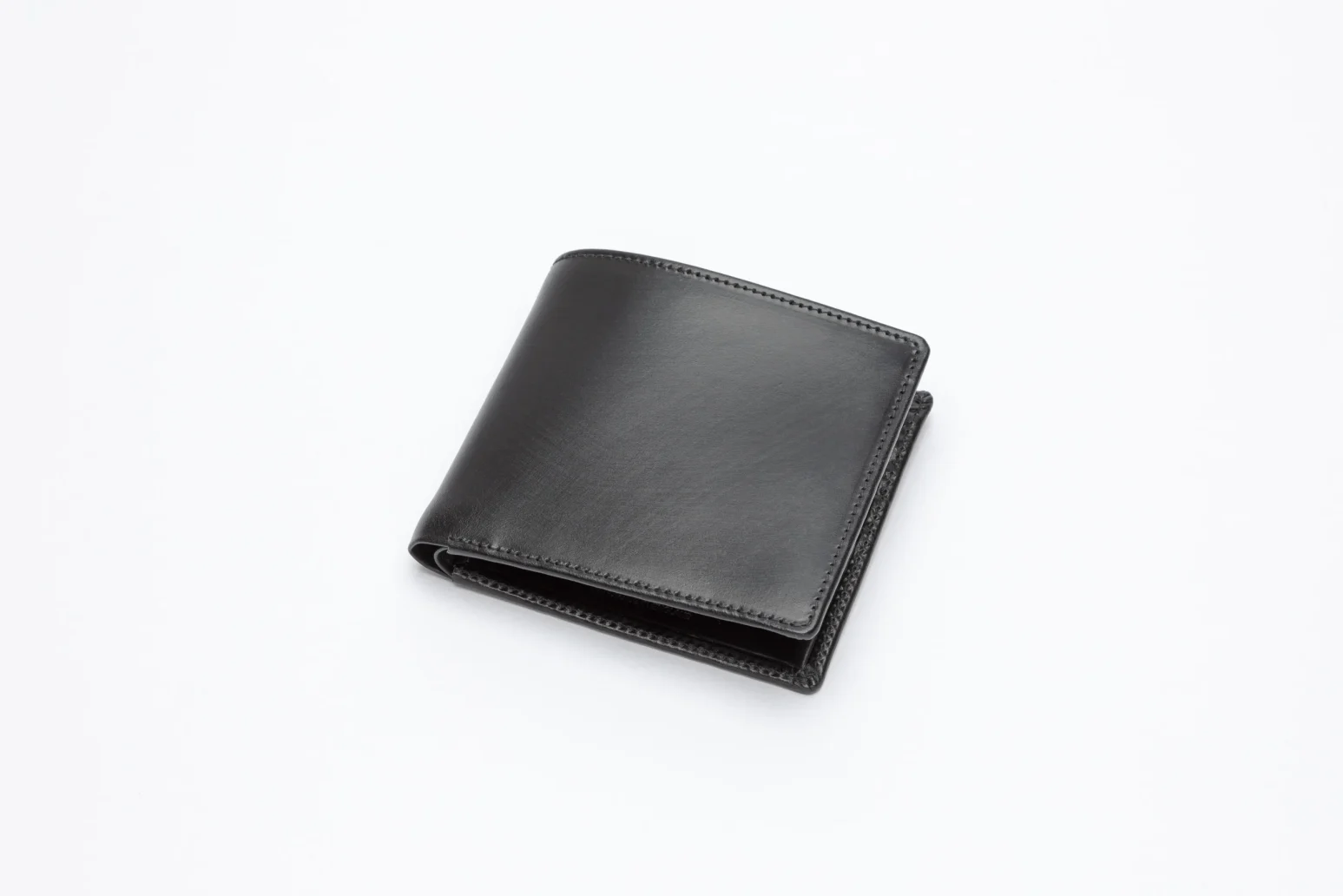 The Regent Bi-Fold Wallet in Bridle Black