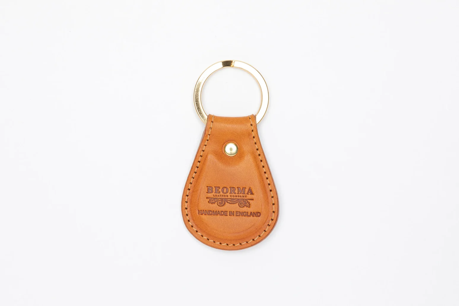 Leather Key Fob in Badalassi - Nofin Olmo