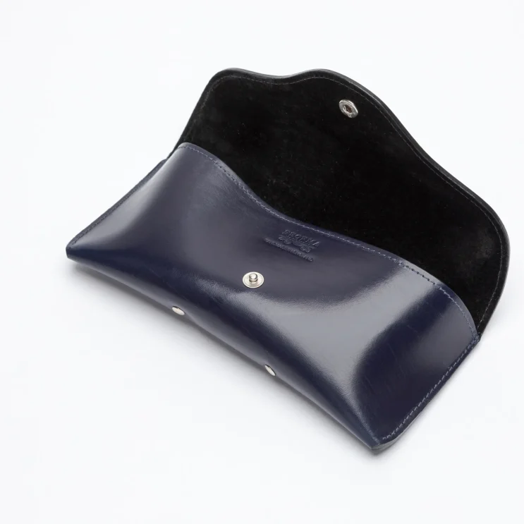 Sunglasses Case in Bridle Navy