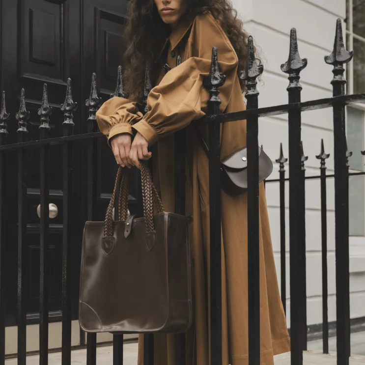 The Bodleian Tote Bag in Bridle Brown for her