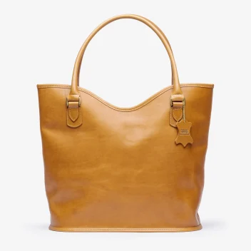 The Maughan Beach Bag in Red Rum Tan