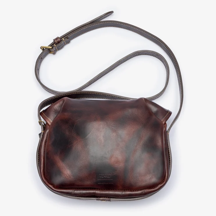 The Radcliffe Cartridge Bag in Badalssi - Wax Tobacco back view